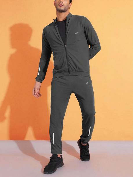 AVOLT Solid Men Track Suit