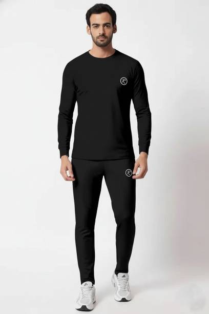cnw Solid Men Track Suit