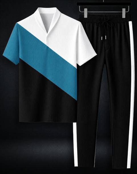 Colorblock Men Track Suit