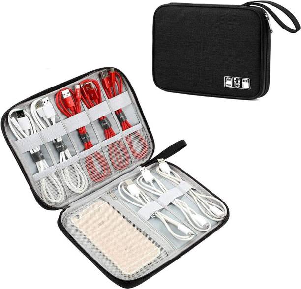 RLN Single Layer Electronics Accessories Gadget Organizer Bag