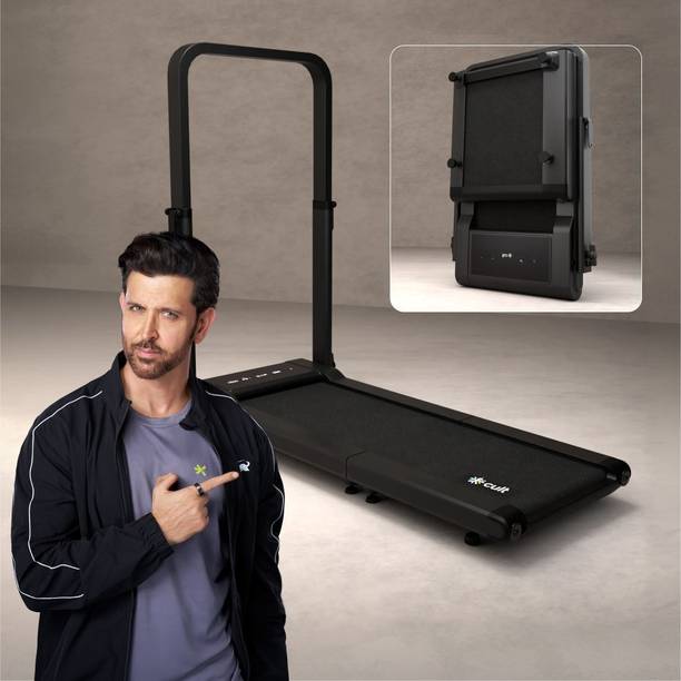 Cult Fold Plus Center-Folding Walking Pad 5HP Peak | Weight Support 130kg Home use Treadmill (Max Weight:130 kg)
