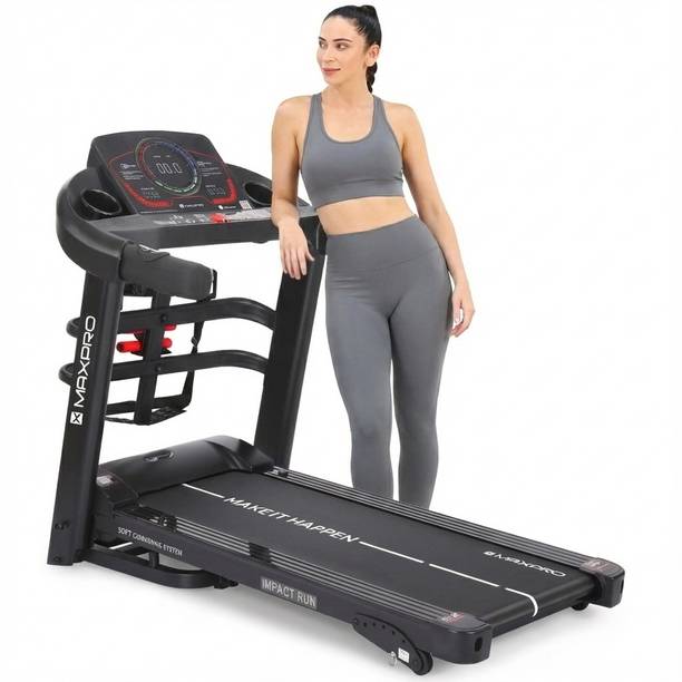 Maxpro Impact Run PTM600M 5HP Peak DC Motor 6-Level Incline, Max.