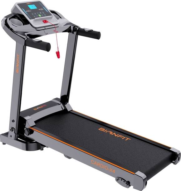 BIONFIT CARDIO-X4 Running Machine for Home Gym Foldab...