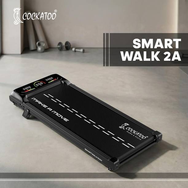 COCKATOO Smart Walk 2A Slimmest Walking Pad 2-3.5HP, 3 Level Manual Incline Treadmill (Max Weight:110 kg)