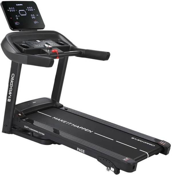 Maxpro Pace 5HP DC Motor, 6 Level Incline, 14km/hr Speed LED Display Treadmill for Home Treadmill (Max Weight:110 kg)