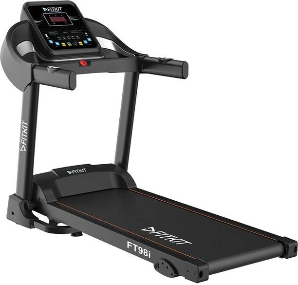 फिटकिट by कल्टस्पोर्ट FT98i (2 HP Peak) Max Weight: 90Kg & 12 Preset Program For Home Gym ट्रेडमिल