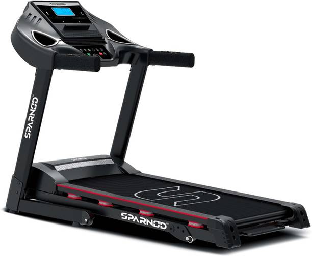 Sparnod Fitness STH3200 Treadmill for Home Use Hydrauli...