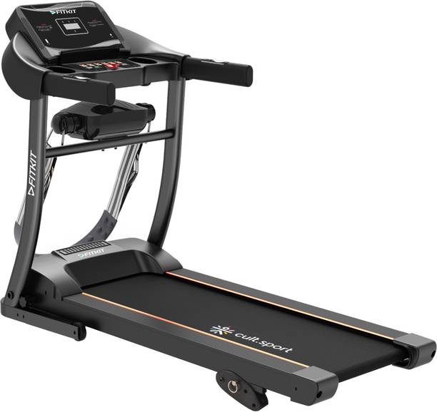फिटकिट FT98STM 3HP Peak Motorized with Max Weight 100kg Multifunction For Home Workout ट्रेडमिल