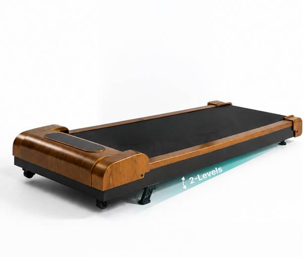 FITKIT by Cult Neo Walking Pad 3.5HP BLDC Motor 2 Level Incline 120kg Weight (Brown) Treadmill (Max Weight:120 kg)