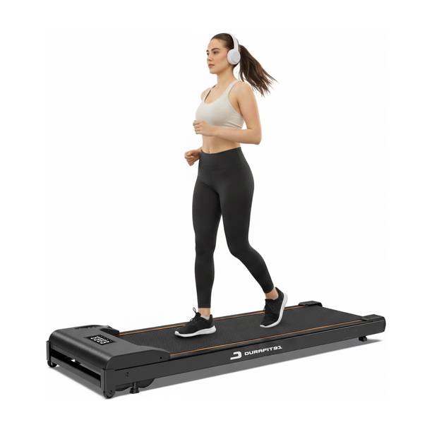 Durafit91 Dash Lite 2.5HP Peak BLDC 8km/h Speed,Remote control Walkpad Underdesk Home Use Treadmill (Max Weight:100 kg)