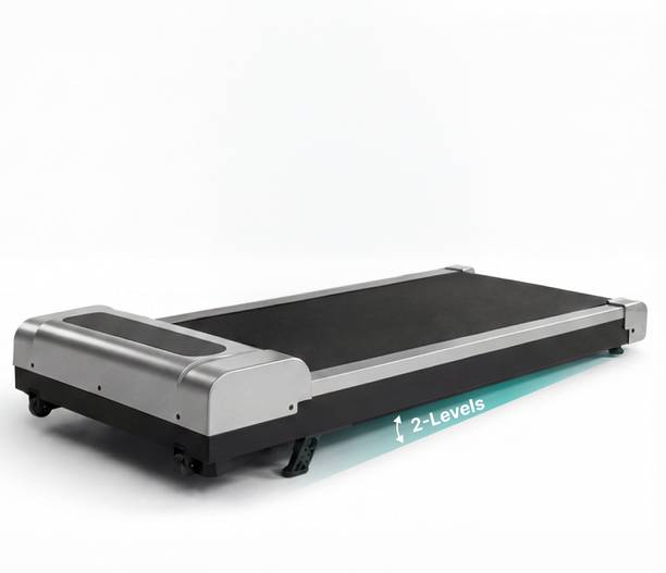 FITKIT by Cult Neo Walking Pad 3.5HP BLDC Motor 2 Level Incline 120kg Weight (Silver) Treadmill (Max Weight:120 kg)
