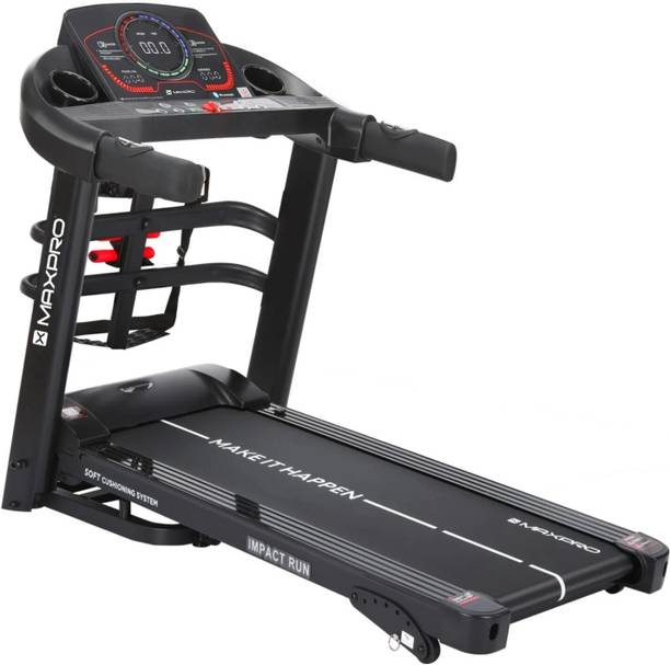 Maxpro Impact Run PTM600M 5HP Peak DC Motor 6-Level Incline, Max.Speed 14km/hr Treadmill (Max Weight:110 kg)