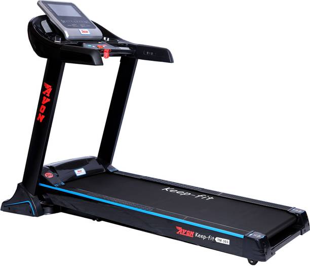 AVON Fitx TM-303 motorized treadmill, LED display, MP3 & USB, 5 HP DC motor Treadmill (Max Weight:140 kg)