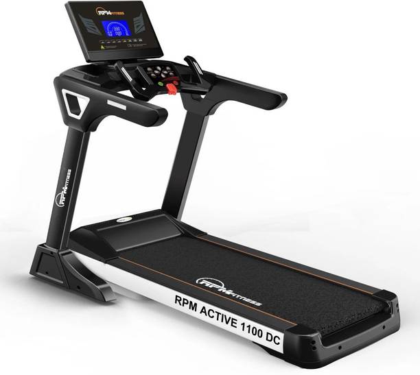 RPM Fitness by Cult Active 1100DC (6HP Peak) |Max Weight 140kg For Home Gym Workout Motorized Treadmill (Max Weight:140 kg)