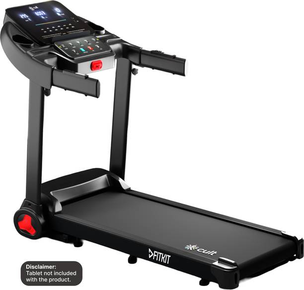 FITKIT by Cult PowerRun96Auto BLDC Treadmill 5.5HP | Home Use Treadmill (Max Weight:120 kg)