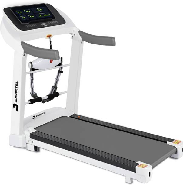 Durafit91 Sprint Pro Multifunction 5HP Peak MaxWeight:140Kg| 25Level Incline| 16Km Speed Treadmill (Max Weight:140 kg)