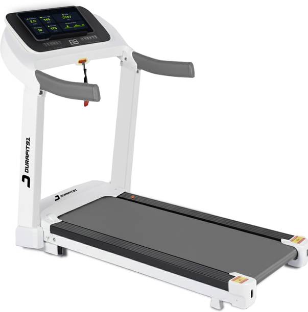 Durafit91 Sprint 5 HP Peak 140Kg Max Weight BLDC Motorized | 16km Speed | Home use Treadmill (Max Weight:140 kg)