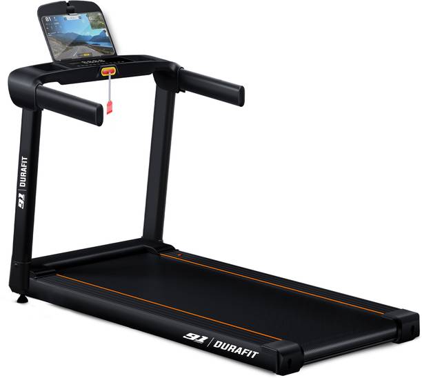 Durafit Ace 4.5HP BLDC Peak 120Kg User Weight 16km Speed Foldable Home Use Treadmill (Max Weight:120 kg)