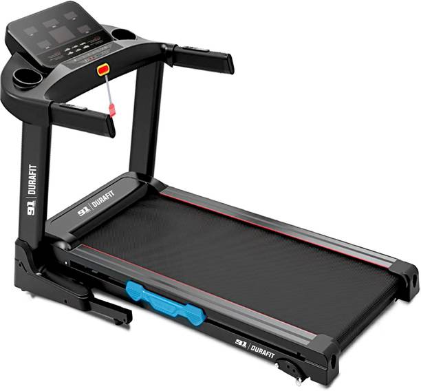 Durafit Solid 5.5HP Peak AC 130Kg User Weight |12-Auto Incline |16km Speed | Foldable Treadmill (Max Weight:130 kg)