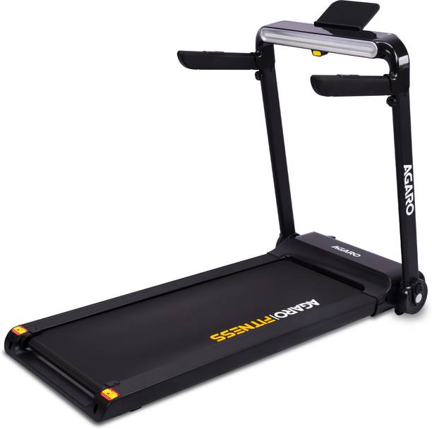 AGARO Gravity Motorized Foldable, Powerful 2.0 HP (4HP Peak) Treadmill (Max Weight:115 kg)