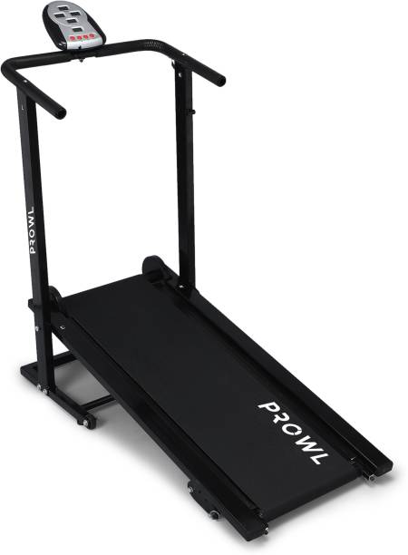 PROWL Manual & Foldable Treadmill for Walking, Running and Cardio Exercise at Home Treadmill