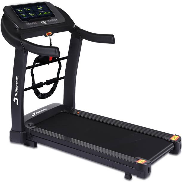 Durafit91 Sprint Pro Multifunction 5HP Peak MaxWeight:140Kg| 25Level Incline| 16Km Speed Treadmill (Max Weight:140 kg)
