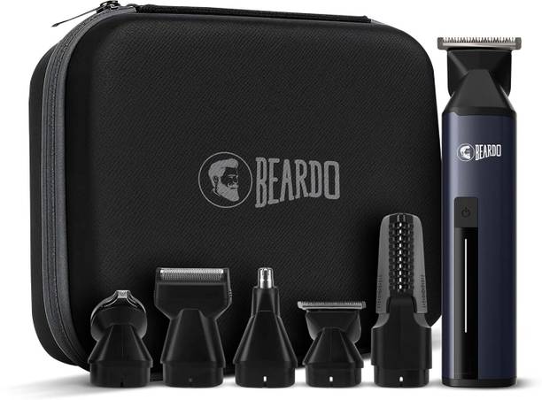 BEARDO GODFATHER MULTI-GROOMING KIT All in One Full Body 13-in-1 Trimmer Fully Waterproof Trimmer 120 min Runtime 4 Length Settings