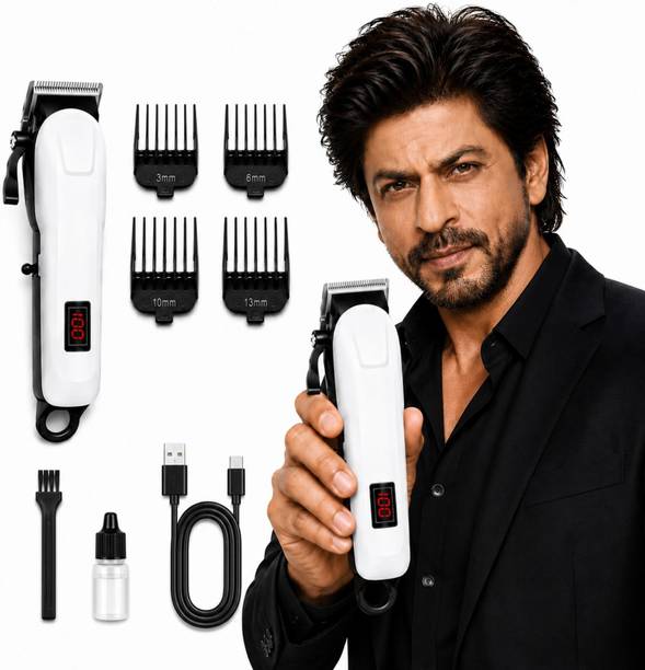 CLINLINSO Professional Heavy Duty Rechargeable Electric Hair Clipper-Trimmer for Men Fully Waterproof Trimmer 240 min Runtime 5 Length Settings