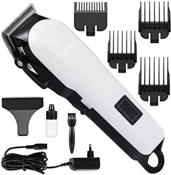 UZAN Electric Haircut Machine LCD Display Hair Clipper Tool Fully Waterproof Trimmer 240 min Runtime 4 Length Settings