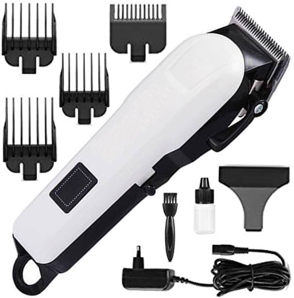 SDMS New Hair Cutting Machine Hair Trimmer Beard Shaver With Digital Display Fully Waterproof Trimmer 180 min Runtime 4 Length Settings
