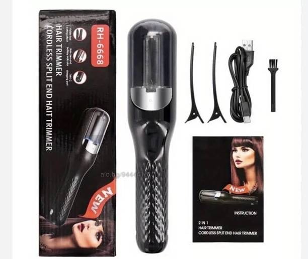 sellastic Automatic Hair Split Ends Trimmer, Broken, Curly, Frizzy, Damaged Hair Remover Trimmer 40 min  Runtime 1 Length Settings