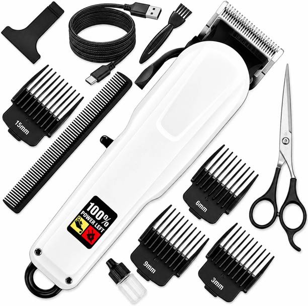 ChinuStyle 809A Hair Clippers & Scissor Hair Trimmer for Men, Women & Children Haircutting Trimmer 180 min Runtime 5 Length Settings