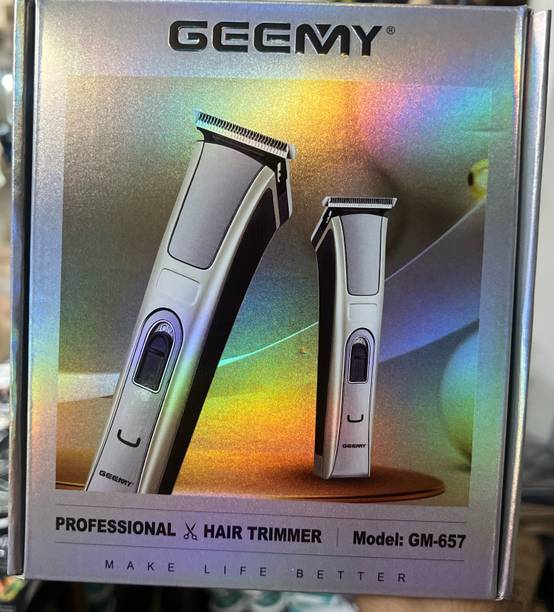 Geemy GM657 Trimmer 60 min Runtime 4 Length Settings