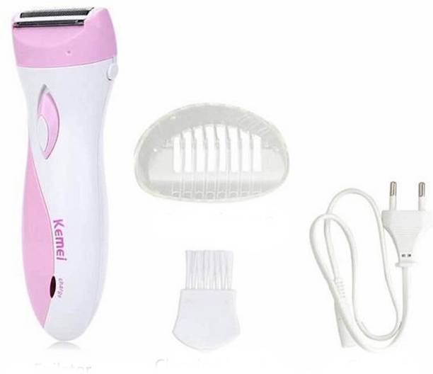 frackkon KM-3018 Rechargeable Lady Shaver Trimmer 45 min  Runtime 1 Length Settings