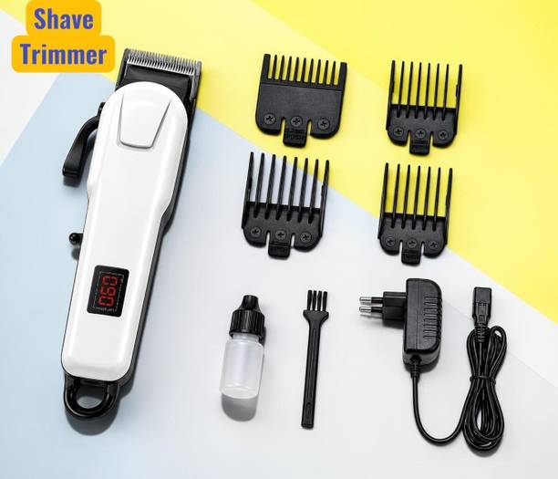 FeiHong X34 Men's Electric Trimmer Rechargeable Cordless Beard Hair Trimmer Fully Waterproof Trimmer 240 min  Runtime 4 Length Settings