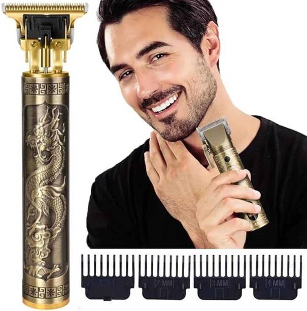 YOROTO Men's Professional Beard Trimmer & Hair Clipper | Rechargeable T-Blade Cutter Trimmer 120 min  Runtime 4 Length Settings