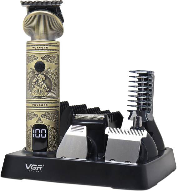 VGR V-106 Professional 6in1 Grooming Kit with LED Display Trimmer 180 min  Runtime 16 Length Settings
