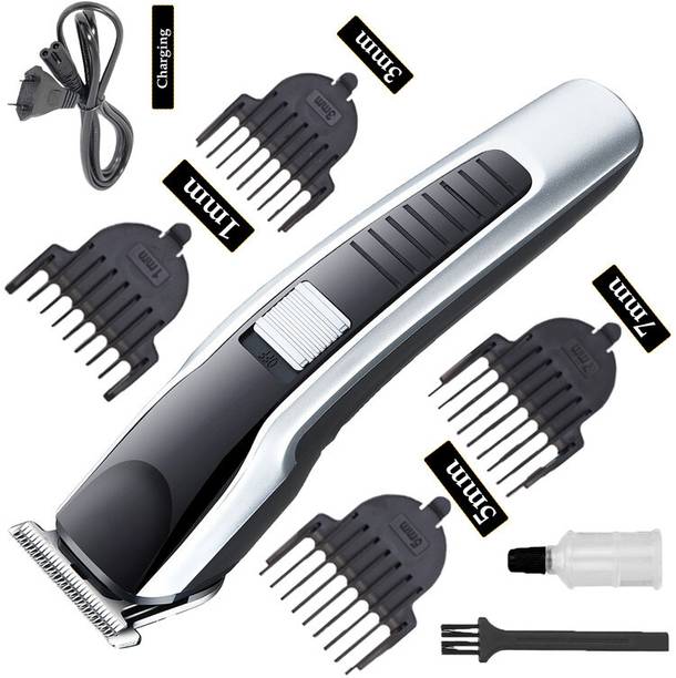 MynxeHTC Men Beard Professional Cordless-Rechargeable Trimmer Hair Clippers for Men Hair Fully Waterproof Trimmer 45 min Runtime 4 Length Settings