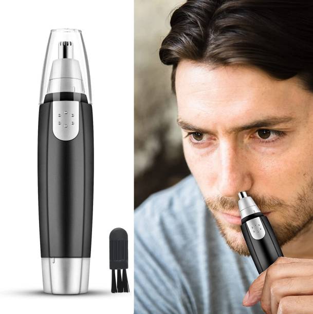 LICHEE Nose Hair Trimmer Dual-edge Blades Trimmer Eyebrow Clipper, Waterproof Trimmer 120 min  Runtime 0 Length Settings
