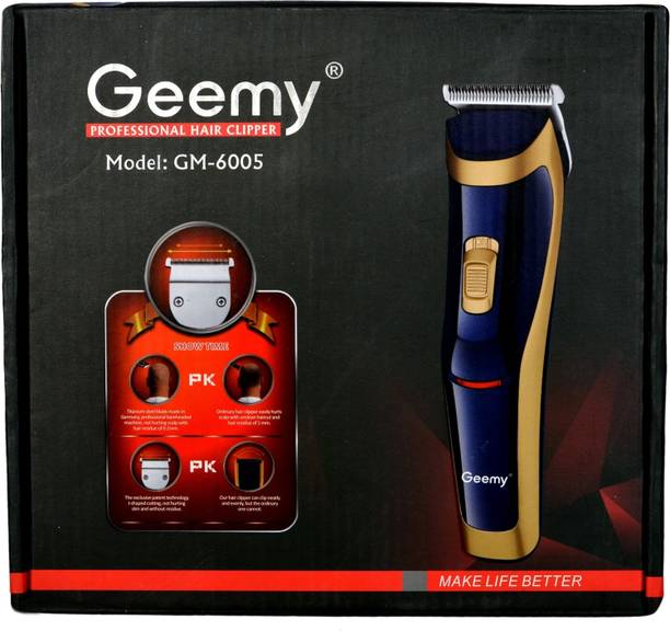 Gemmy Best Quality Trimmer for Men Trimmer 60 min  Runtime 2 Length Settings