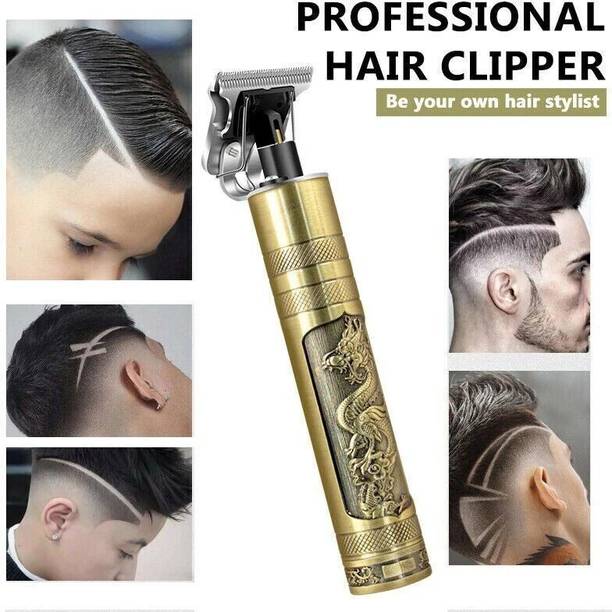 SHIARYA T9 Vintage USB Rechargeable Cordless Electric Beard Trimmer Hair Clippers G80 Trimmer 120 min Runtime 4 Length Settings