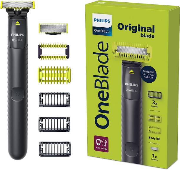PHILIPS OneBlade QP1624/10 Grooming Kit 30 min  Runtime 3 Length Settings