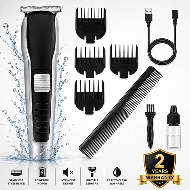 Zeno volt Premium Professional Hair Trimmer with Powerful Motor & Smooth Cutting Trimmer 60 min Runtime 4 Length Settings