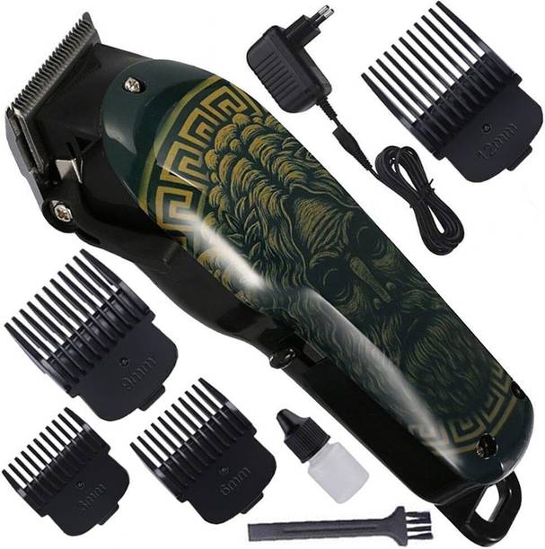 FPP Professional Rechargeable Electric Men's Hair Clippers Hair Trimmer Hair Cutting Machine Beard Shaver Cutter Barber Cordless Trimmer Razor Hair Clipper Beard Trimmer Hair Cutting Cordless Machine For Men,Women Trimmer 120 min  Runtime 4 Length Settings