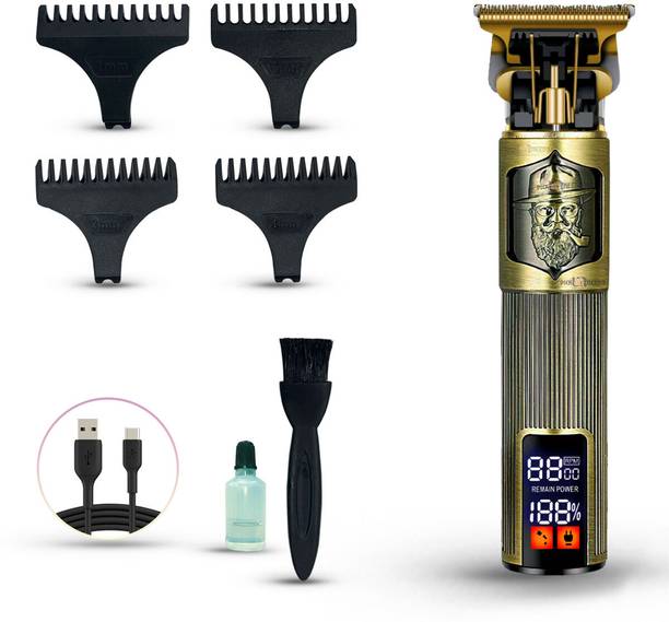Make Ur Wish Hair Trimmer/Shaver/Clipper For Men Salon LCD Display & 3 Mode C-Type Charging  Shaver For Men