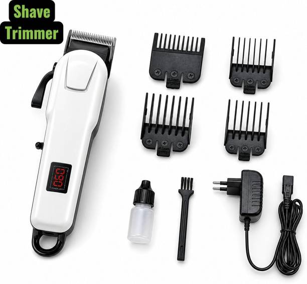 Kemy X105 Professional Beard Trimmer for Men Rechargeable Hair Cutting Machine Fully Waterproof Trimmer 240 min  Runtime 4 Length Settings