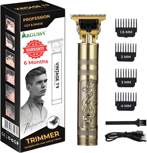 Argussy Professional Hair Cutting Machine Men Beard Trimmer Shaving Machine Waterproof Trimmer 120 min  Runtime 4 Length Settings