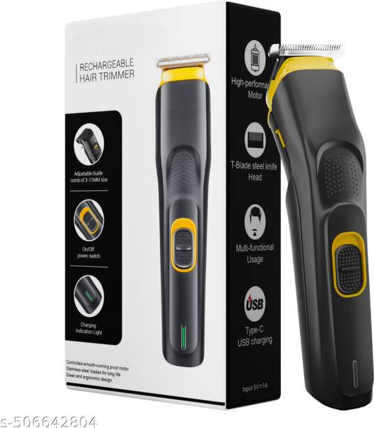 WAIKIL OP Cordless Professional Hair Trimmer Titanium coated blade waterproof Trimmer 18 min Runtime 4 Length Settings