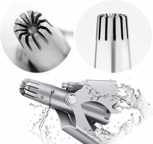 Dominic Manual Nose Trimmer Nasal Hair Trimmer For Men Mini Portable Nose Hair Trimmer 10 min  Runtime 1 Length Settings