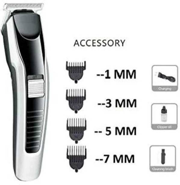 TechBuddy Trimmer at538htc 45 min-Runtime 4 Length Settings (Black) Trimmer 60 min  Runtime 4 Length Settings